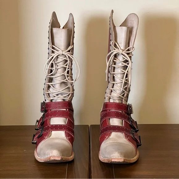 Freebird Winnie Boots Red/multi | Size 12 - Picture 9 of 12